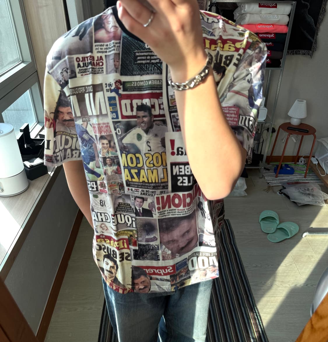 슈프림 헤드라인 반팔 티셔츠 상품이미지1