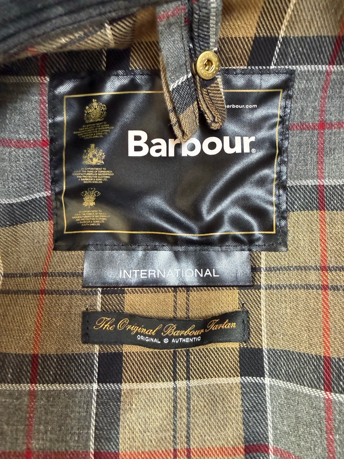 바버 A7 왁스 자켓 블랙 36사이즈 상품이미지3