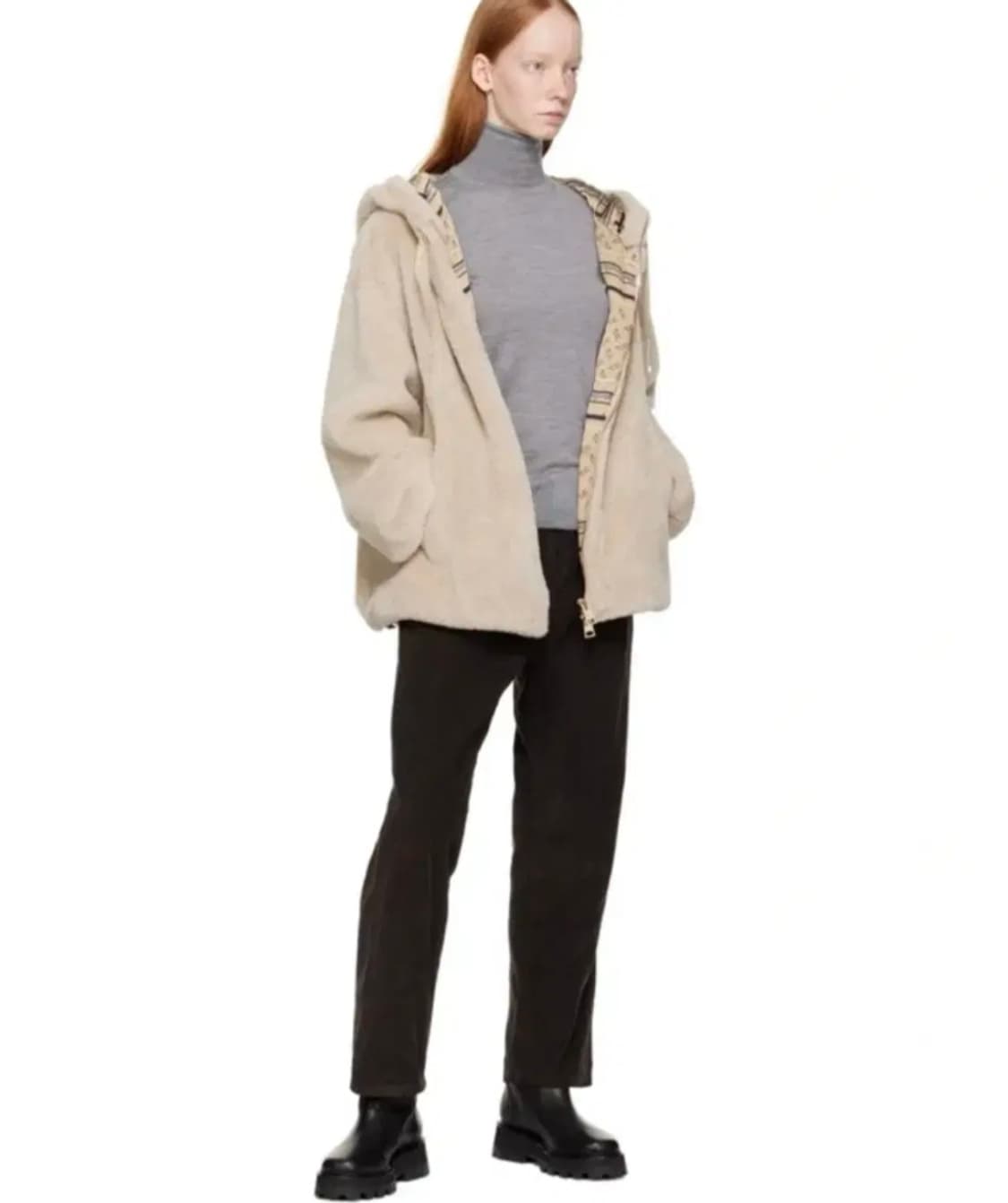 에르노 에코퍼 자켓 베이지 42사이즈 상품이미지3