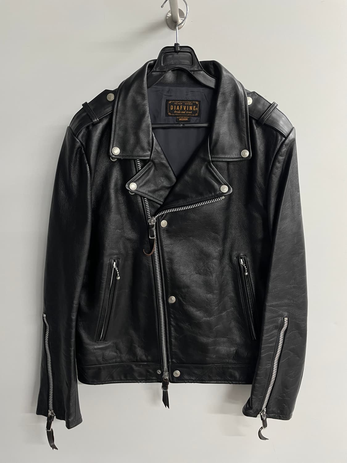 디아프바인 소가죽 자켓 상품이미지1
