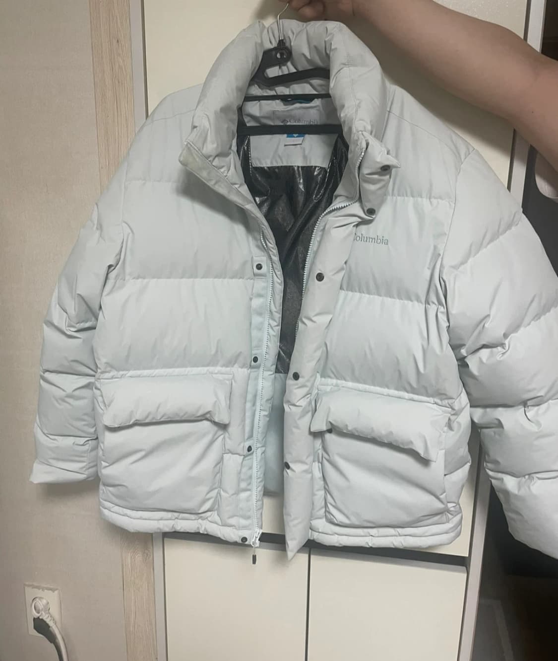 컬럼비아 옴니히트 푸퍼 아이스민트색상 구스다운 100/L 상품이미지1