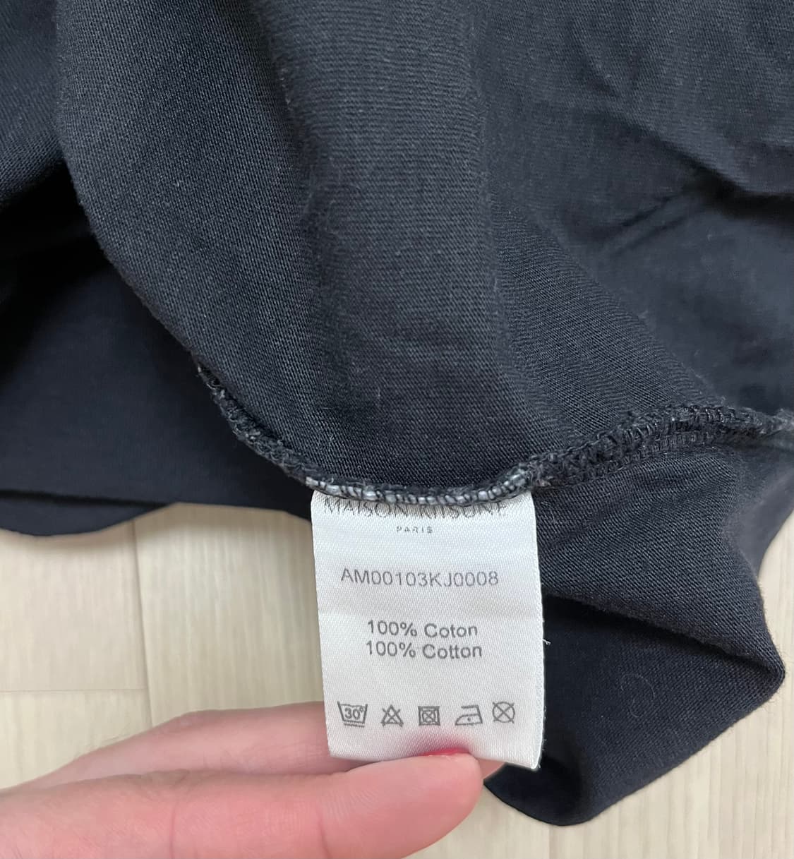 메종키츠네 반팔 블랙(사진추가) 상품이미지5