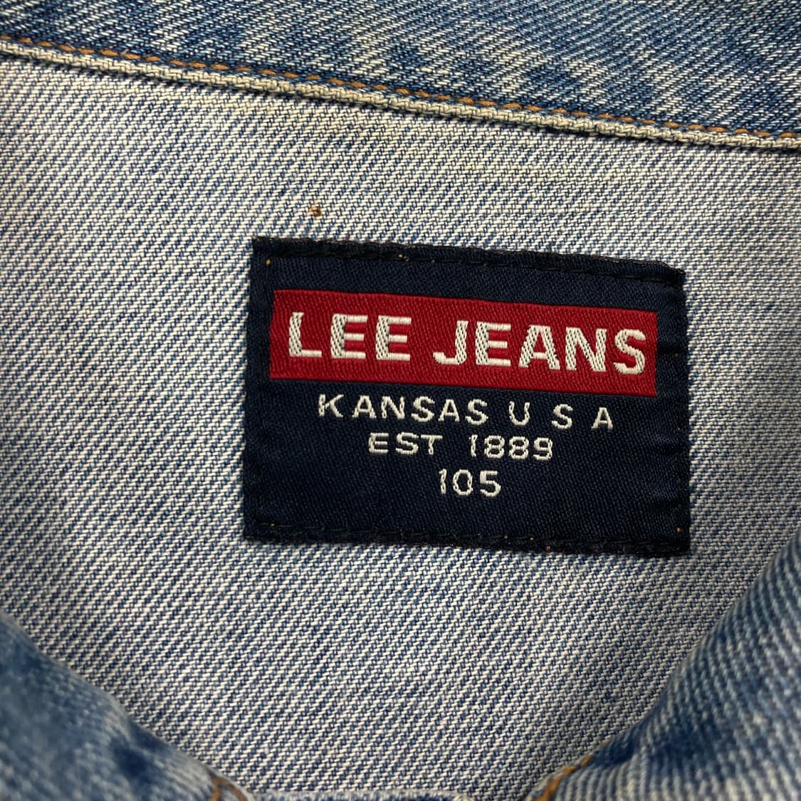 Lee 90s 빈티지 데님 트러커 자켓 상품이미지3