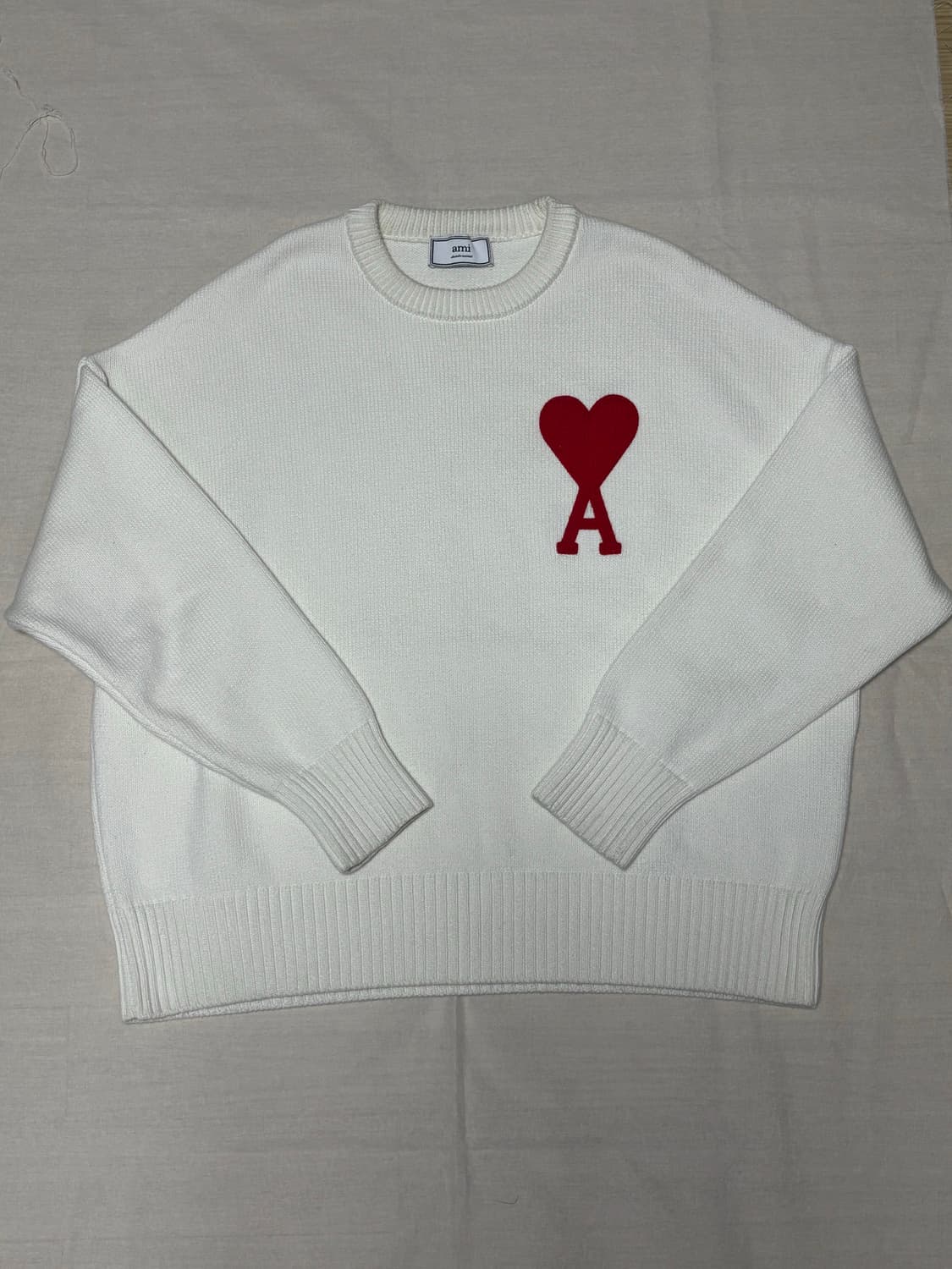 새상품급) 아미 빅하트 로고 니트 [L] 상품이미지1