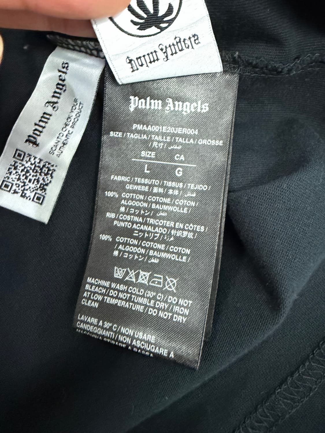 정품) 팜엔젤스 백로고 베어 반팔 티셔츠 L 상품이미지8