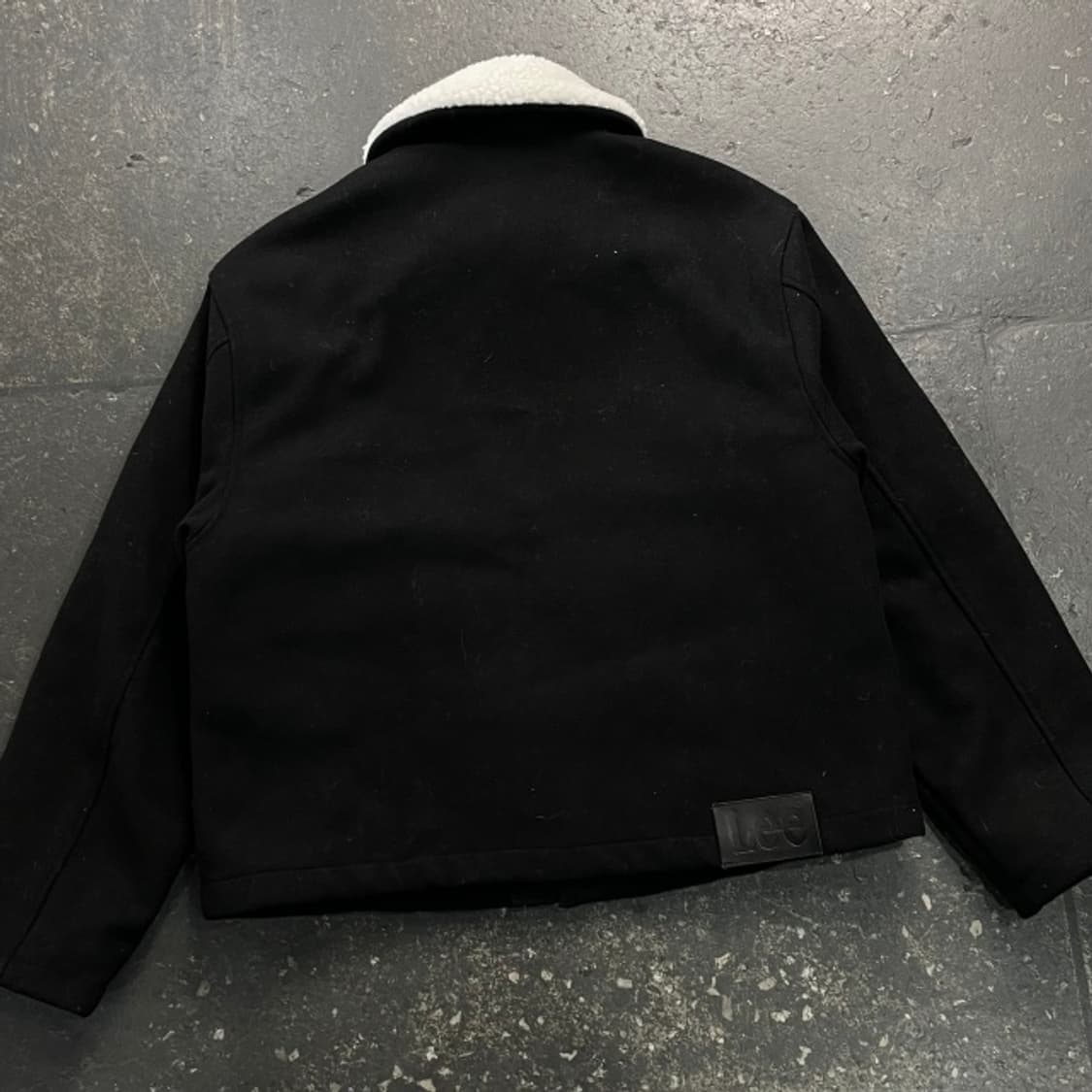 100 LEE 보아 카라 울 블루종 자켓  상품이미지5