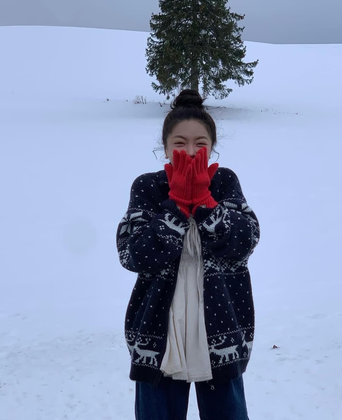 (최종가격/새상품)위드아웃썸머 눈꽃 집업 가디건 상품이미지2