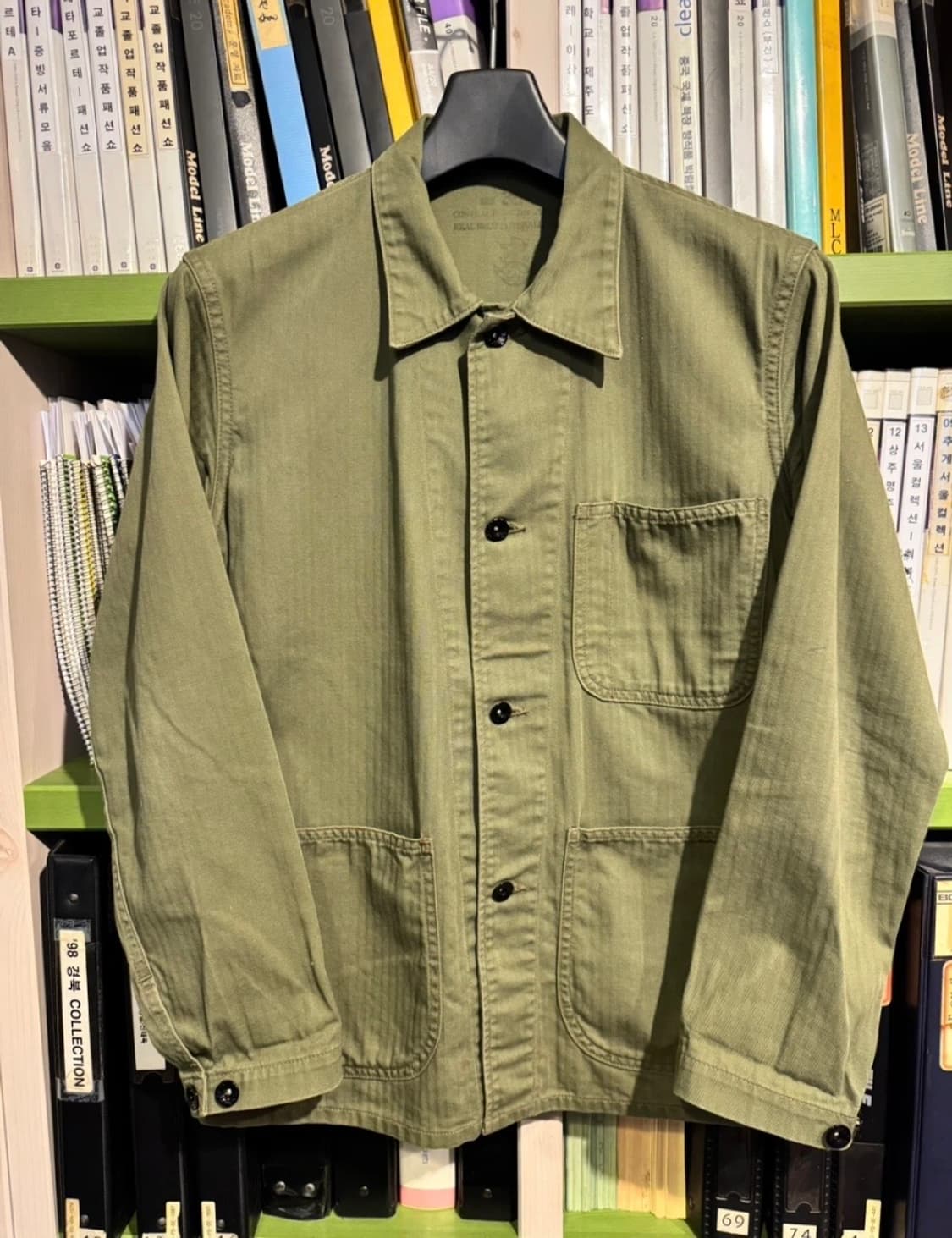 리얼맥코이 Real McCoy's 유틸리티 N-3 재킷 헤링본 워크 자켓 상품이미지1