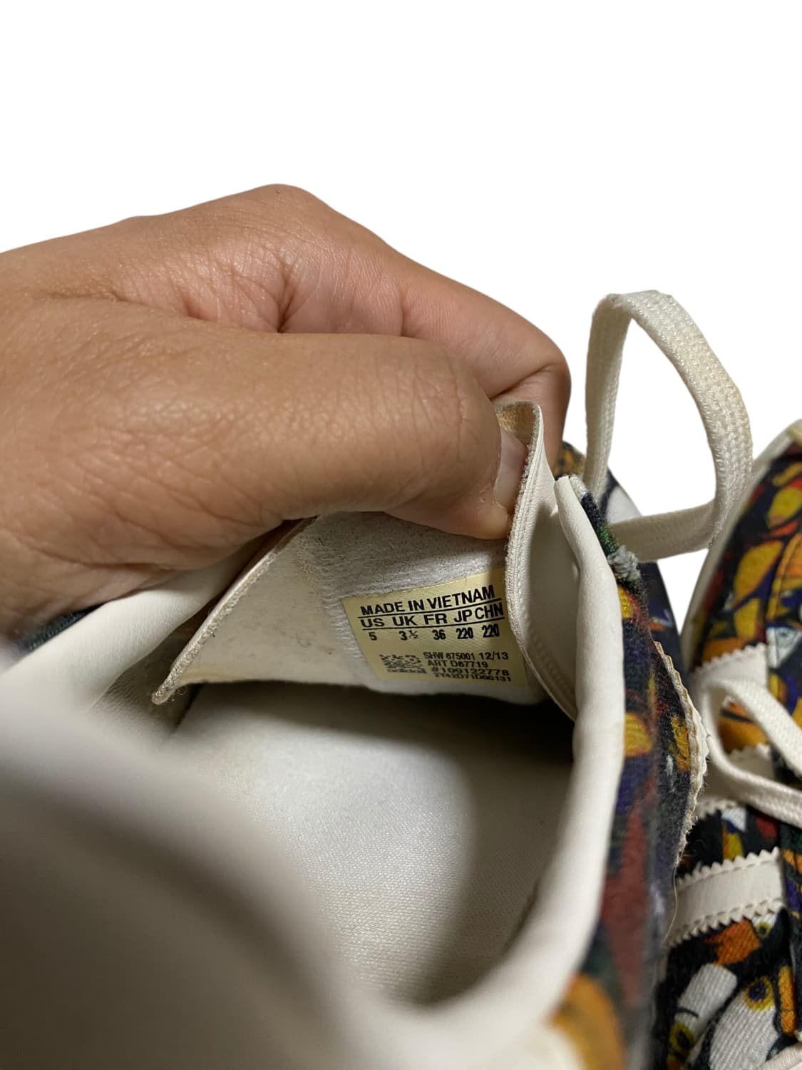 아디다스 가젤 오리지널 OG C팜 프린팅 스니커즈 220 상품이미지4