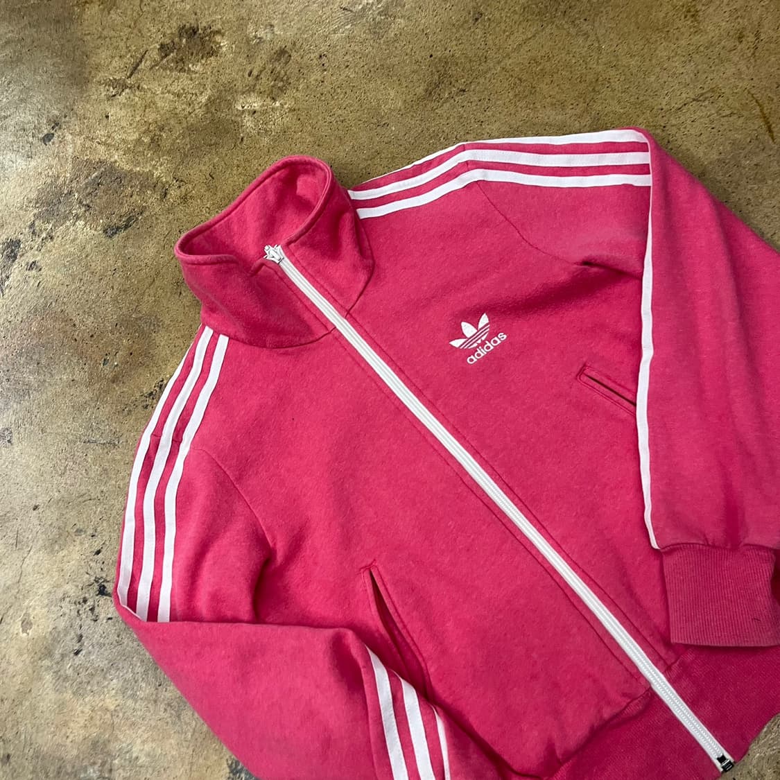 [정품/85] 아디다스 핑크색 삼선 트랙탑 져지 b18 상품이미지1