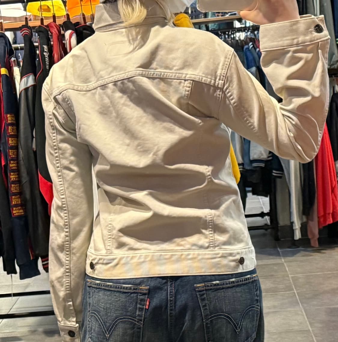 [NO.9] Levi’s 아이보리 데님 자켓 상품이미지5