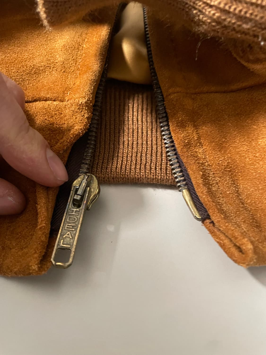 쇼트 schott 스웨이드(러프아웃) 봄버 자켓 38 상품이미지4