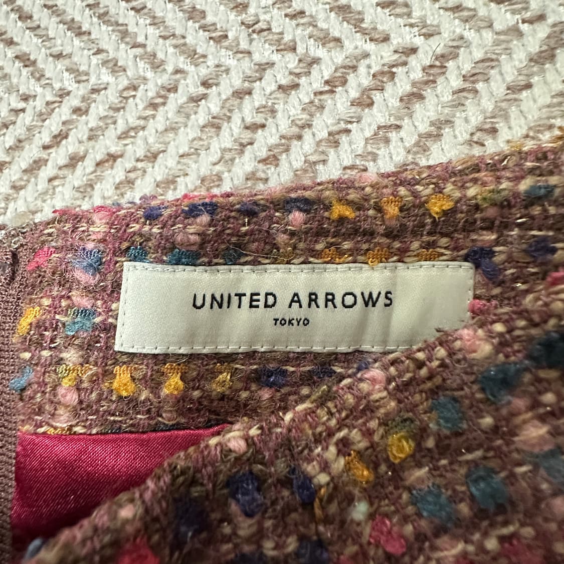 UNITED ARROWS japan made tweed skirt 상품이미지3