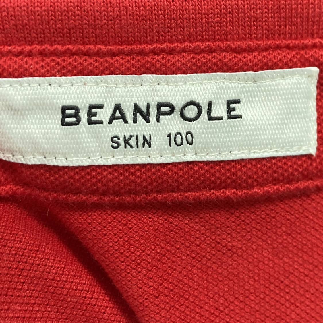 빈폴 남성 카라넥반팔 레드 L 영구제 상품이미지4