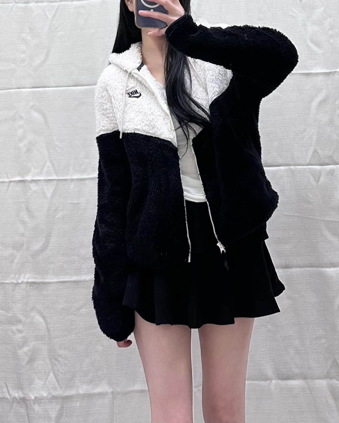 나이키 뽀글이 후드집업 상품이미지2