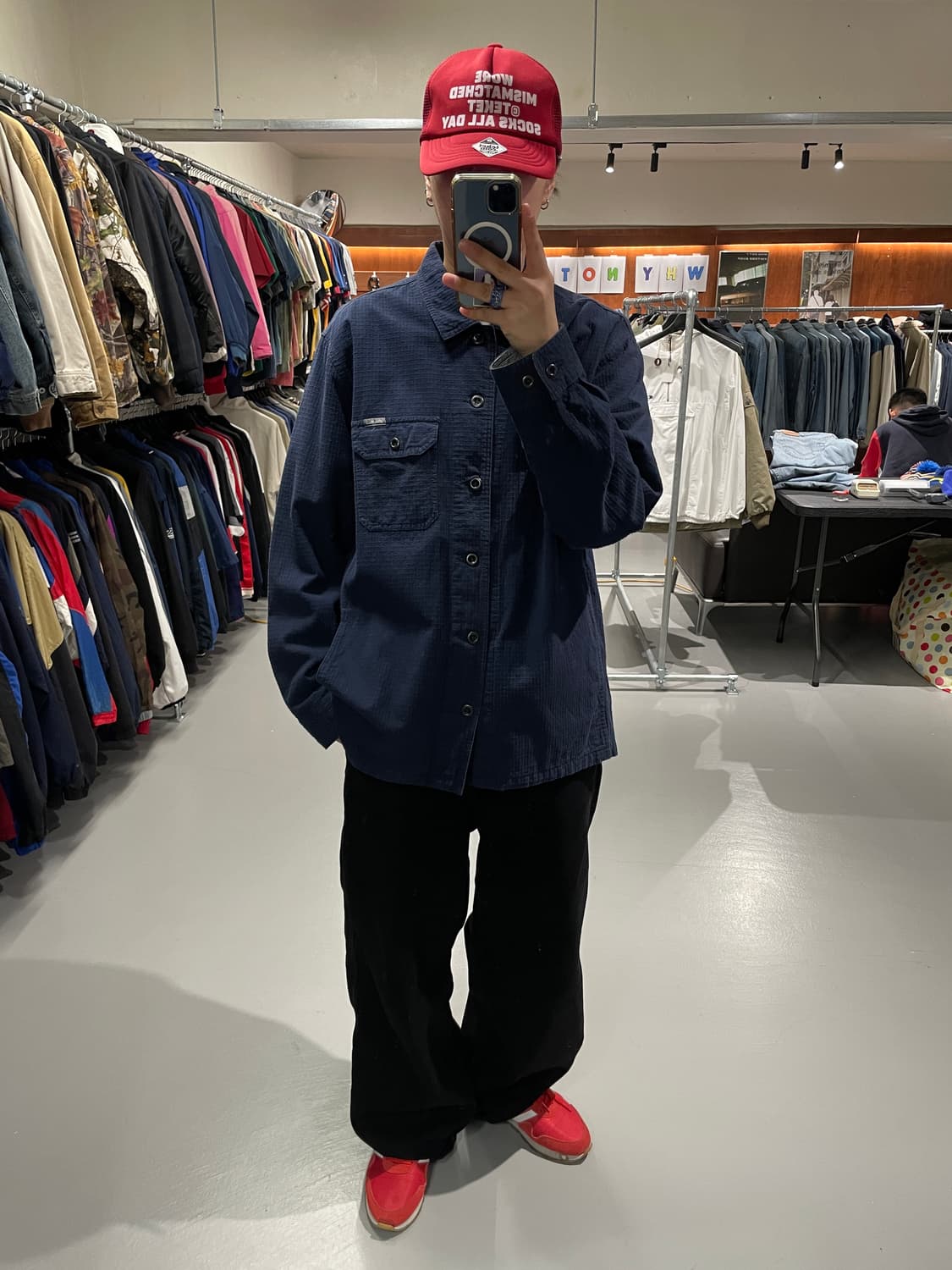 에디바우어 와플 셔츠 자켓   상품이미지4