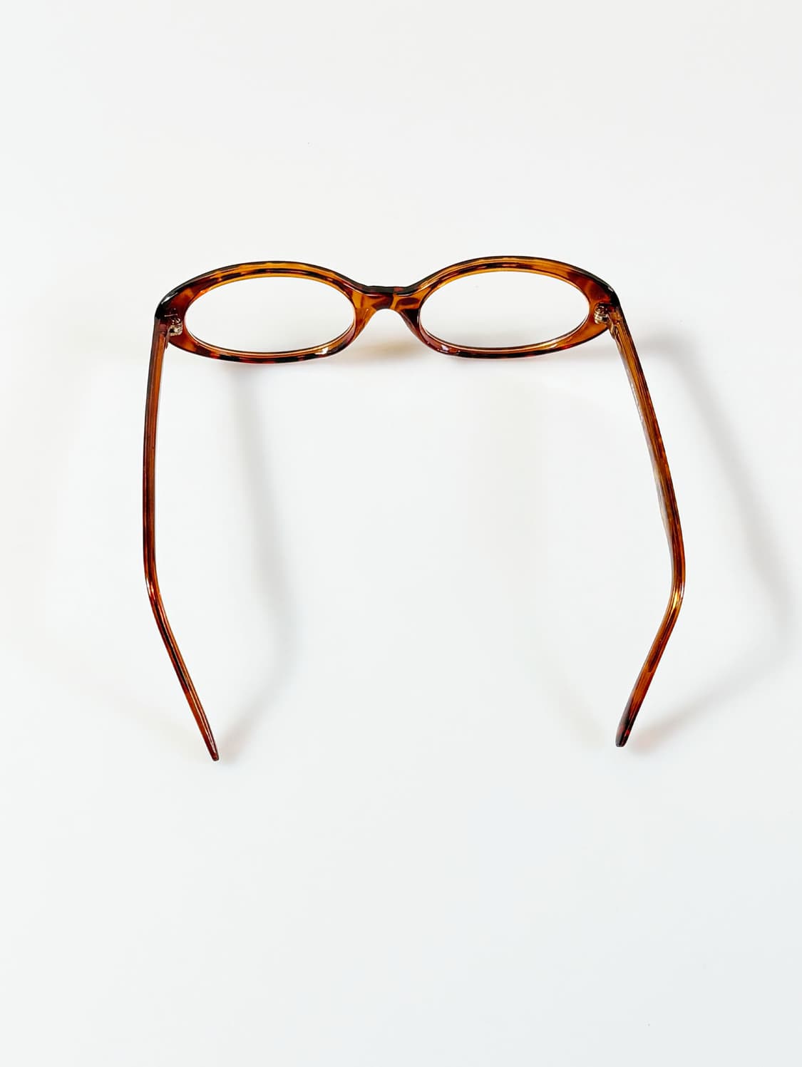 90s JOANNA 토터스쉘 세미 캣아이 뿔테 빈티지 안경 상품이미지5