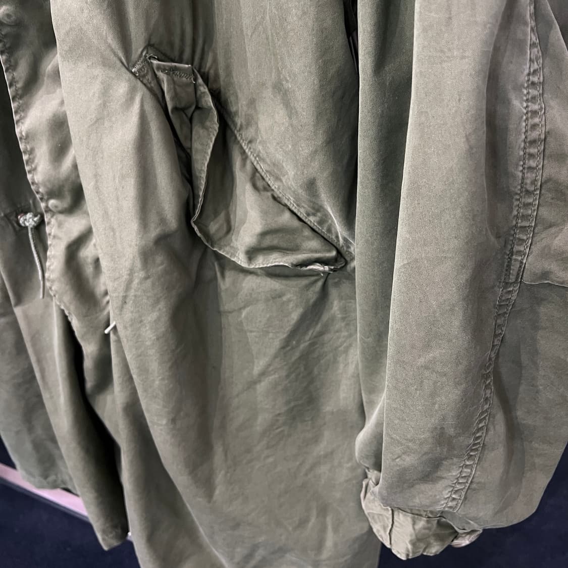 [S] 80s ecwcs US OG 피쉬테일 개파카 야상  상품이미지4