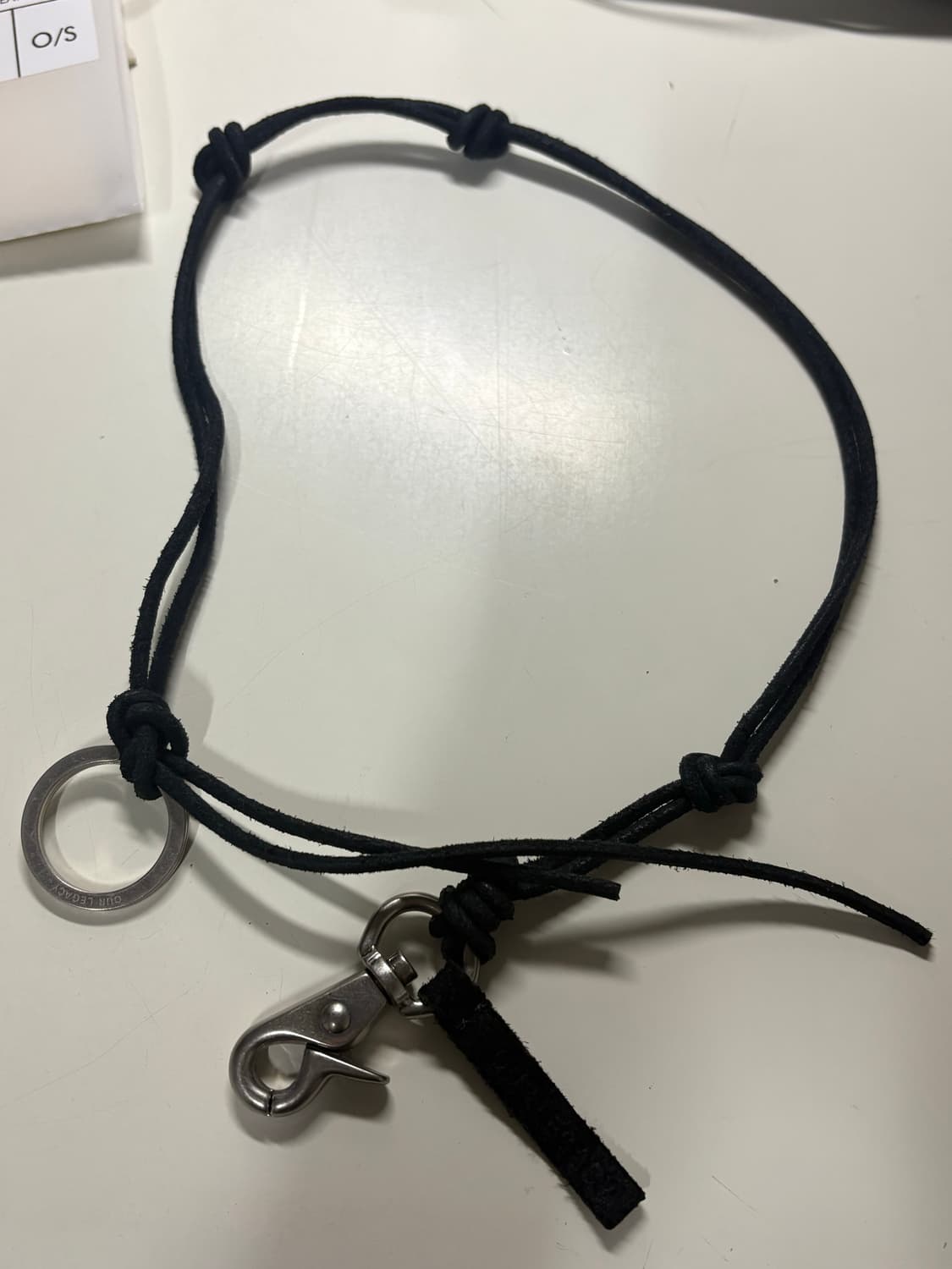 아워레가시 라돈 레더 키체인 블랙 상품이미지1