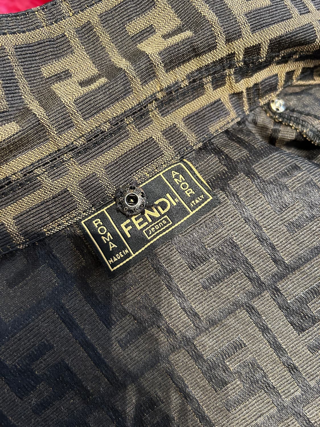 FENDI 펜디 90's FF자카드 톤온톤 스티칭 자켓 상품이미지8