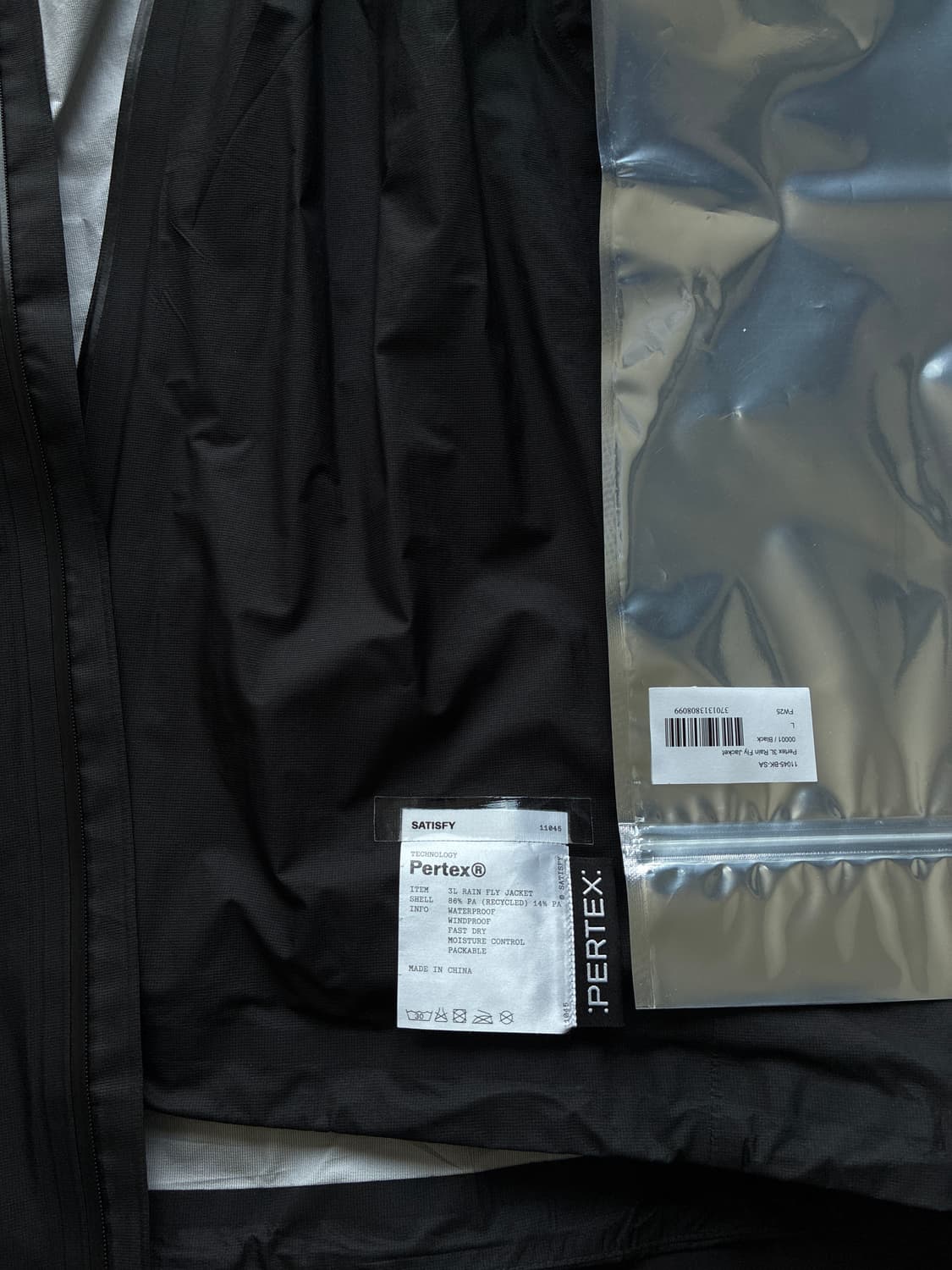 세티스파이 퍼텍스 3L 플라이 레인 자켓 L 상품이미지3