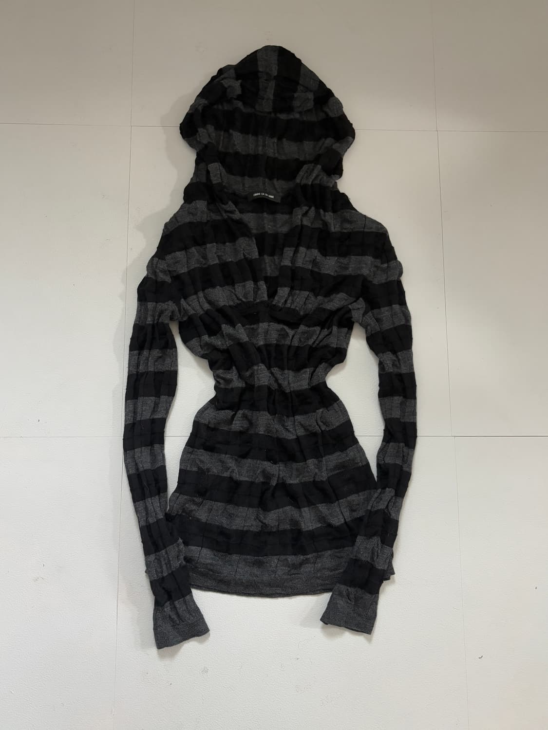  • striped knit hood 상품이미지1