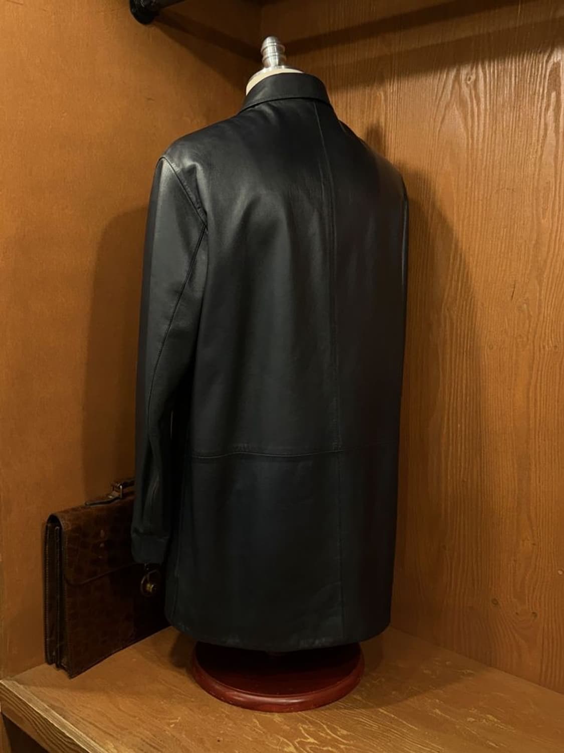 던힐 리버시블 레더 자켓 상품이미지8