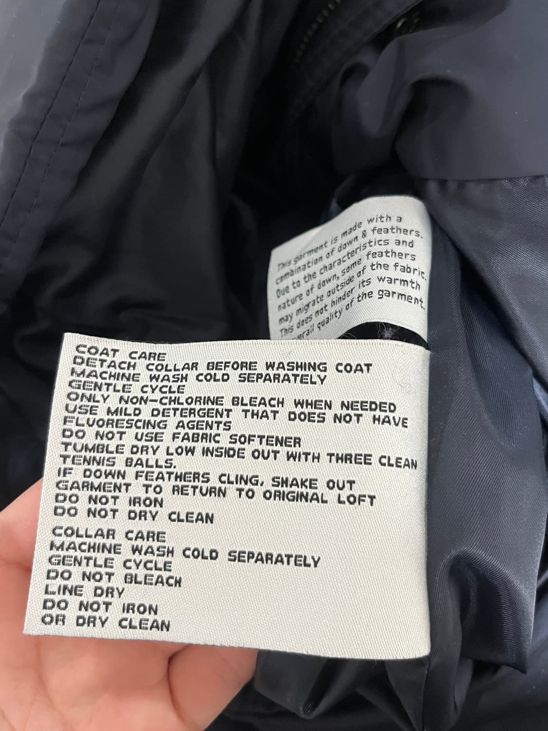 London Fog Heritage 롱패딩 블랙 S (퍼탈부착가능) 상품이미지7