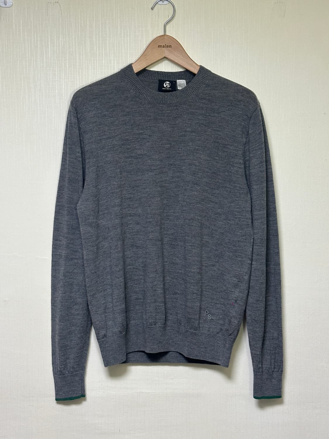 폴스미스 메리노울 니트 100/L/그레이 상품이미지1