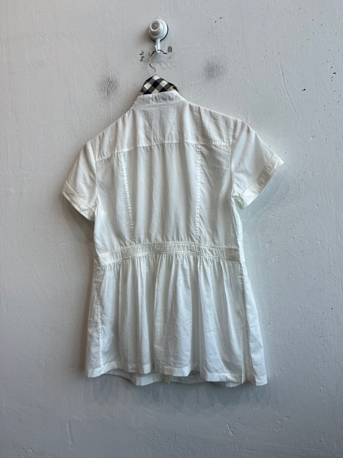 버버리 반팔 셔츠 블라우스 우먼즈 Made in JAPAN 상품이미지5