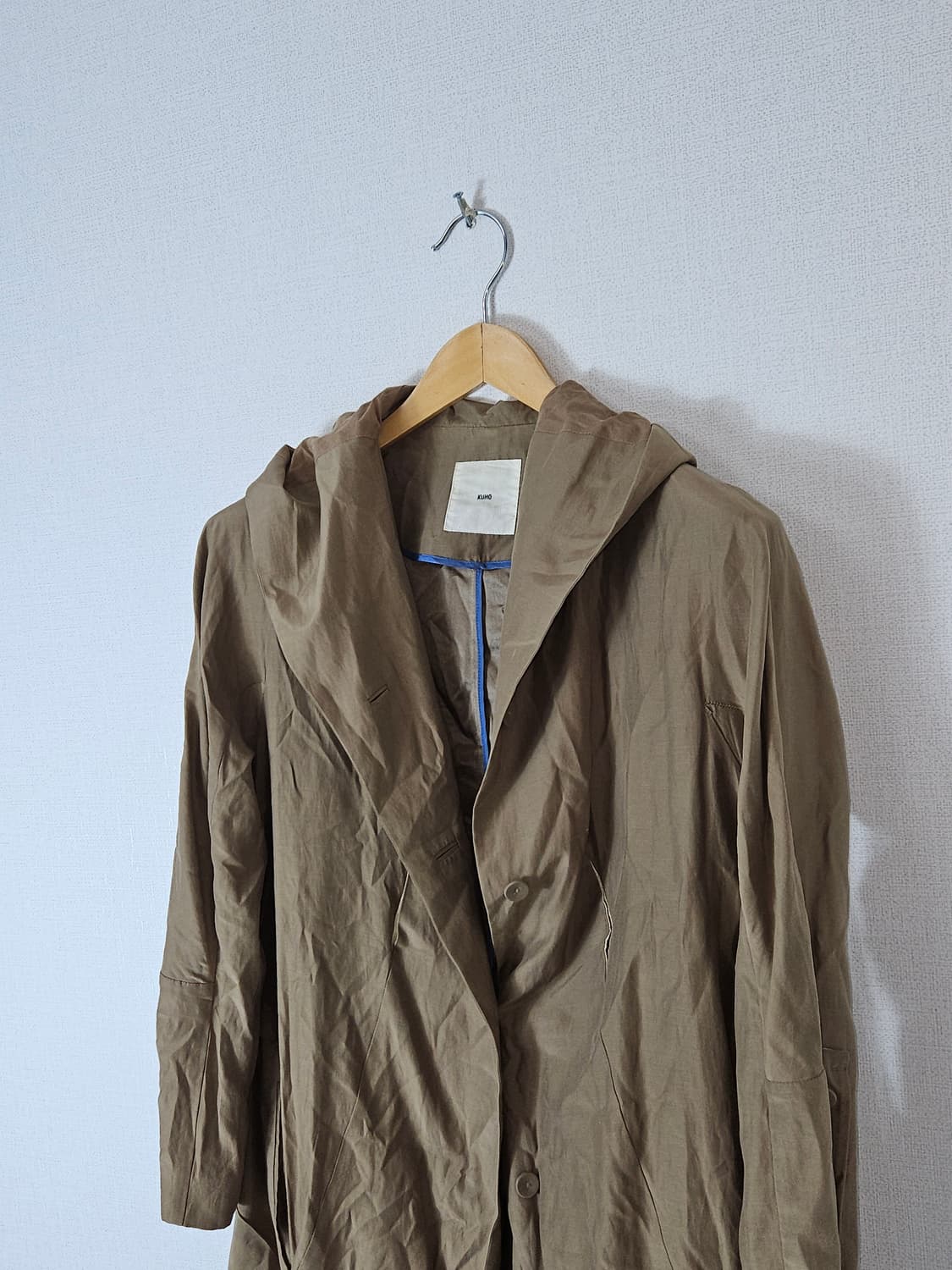 KUHO 쿠호 린넨 경량 가디건 코트 셔츠 85 상품이미지6