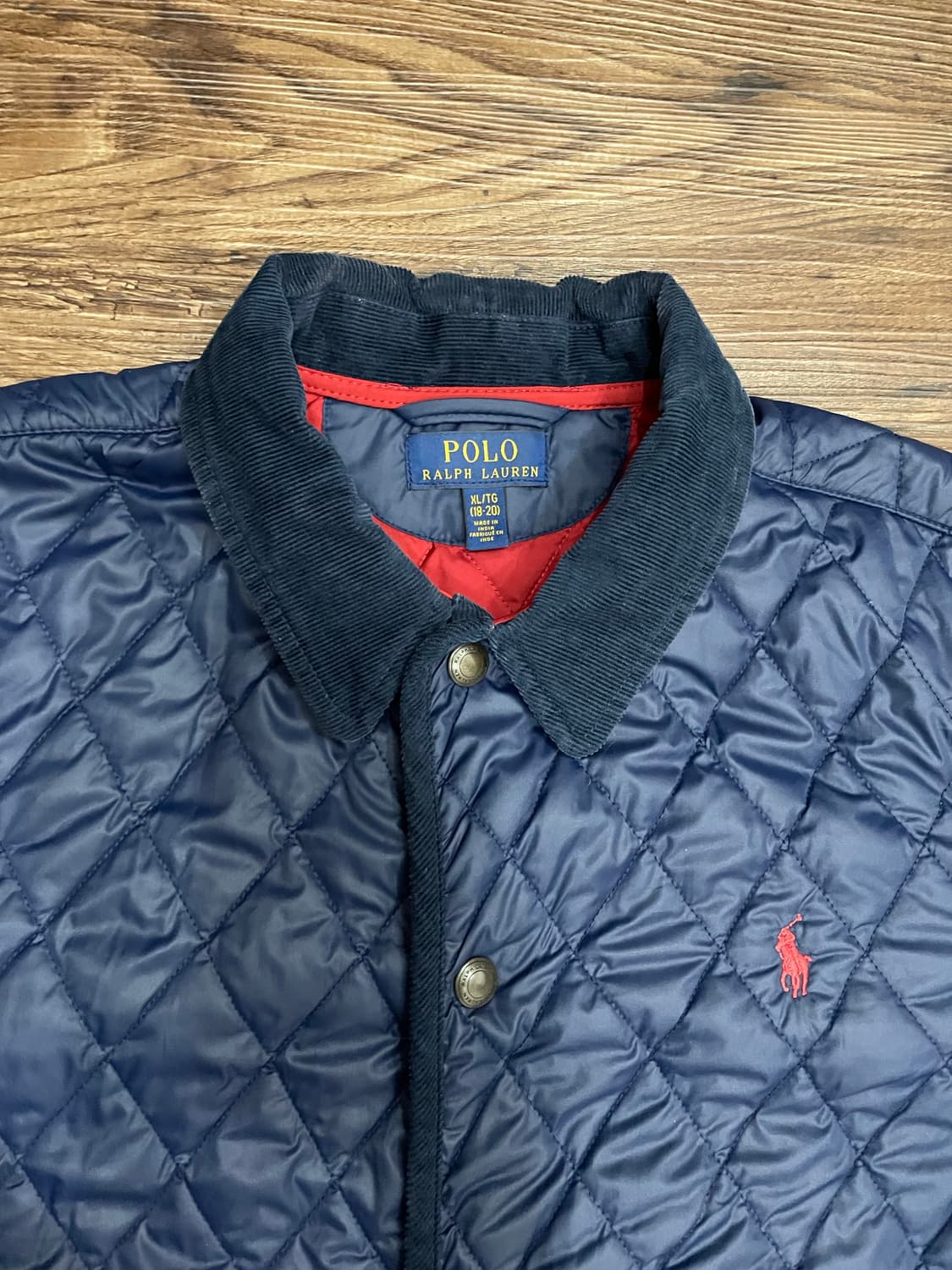 폴로 랄프로렌 퀼팅 자켓 네이비  상품이미지2