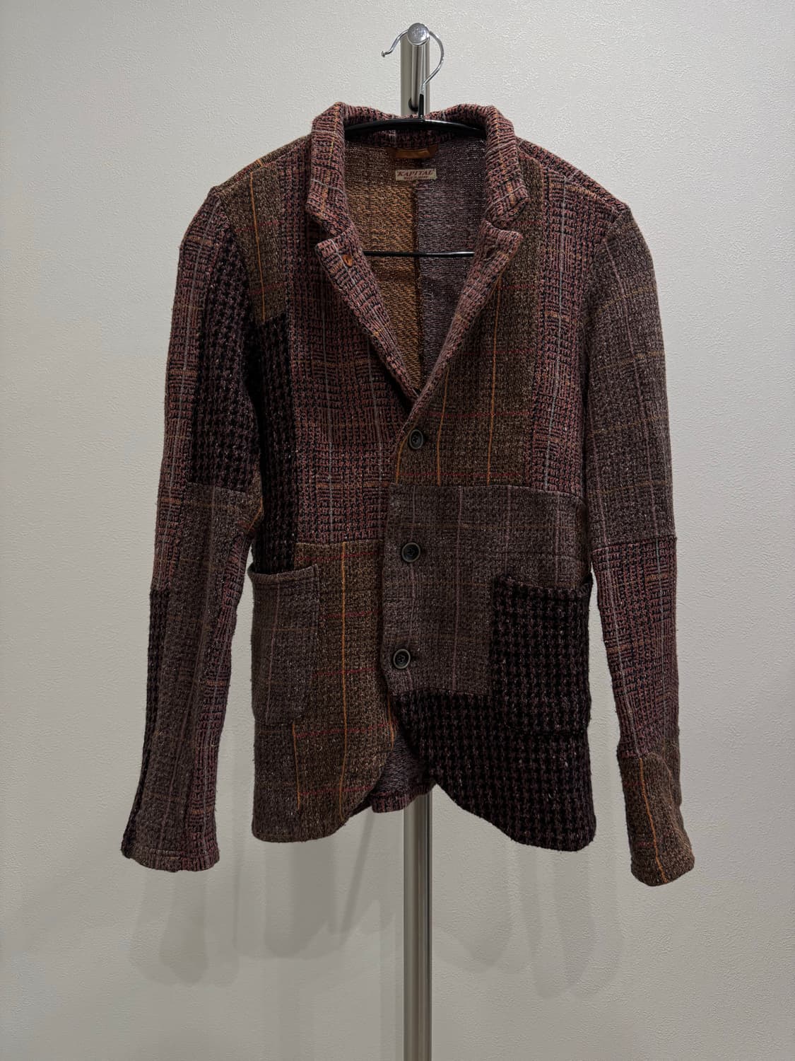 캐피탈 믹스드 패치워크 울 자켓 상품이미지2