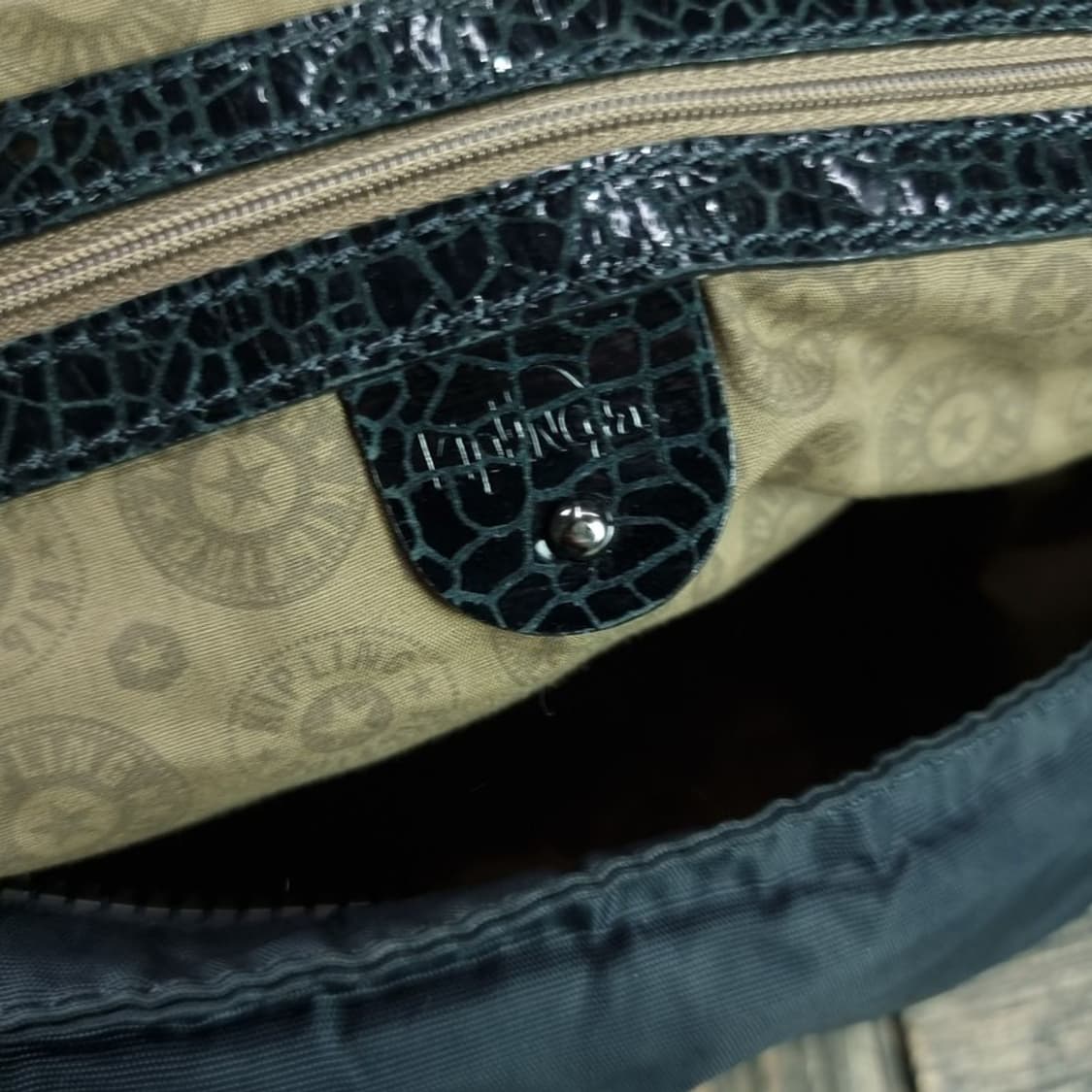 [키플링] Y2K 빈티지 에나멜 레더 도킹 나일론 숄더백 M20054 상품이미지7