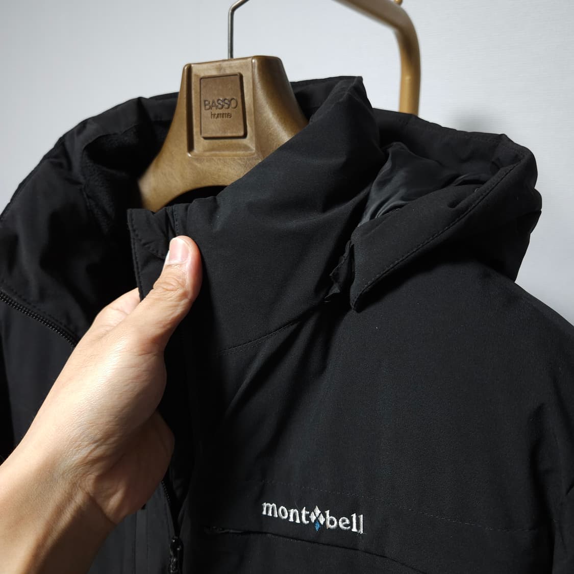 95 ) 몽벨 남성 블랙 패딩 자켓 상품이미지6
