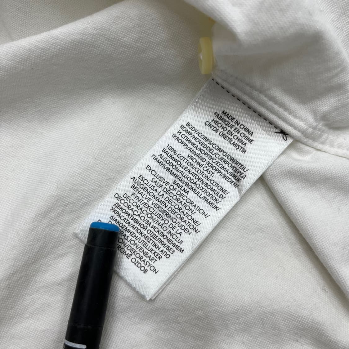 폴로 랄프로렌 네이비포니 화이트 셔츠 L 상품이미지6