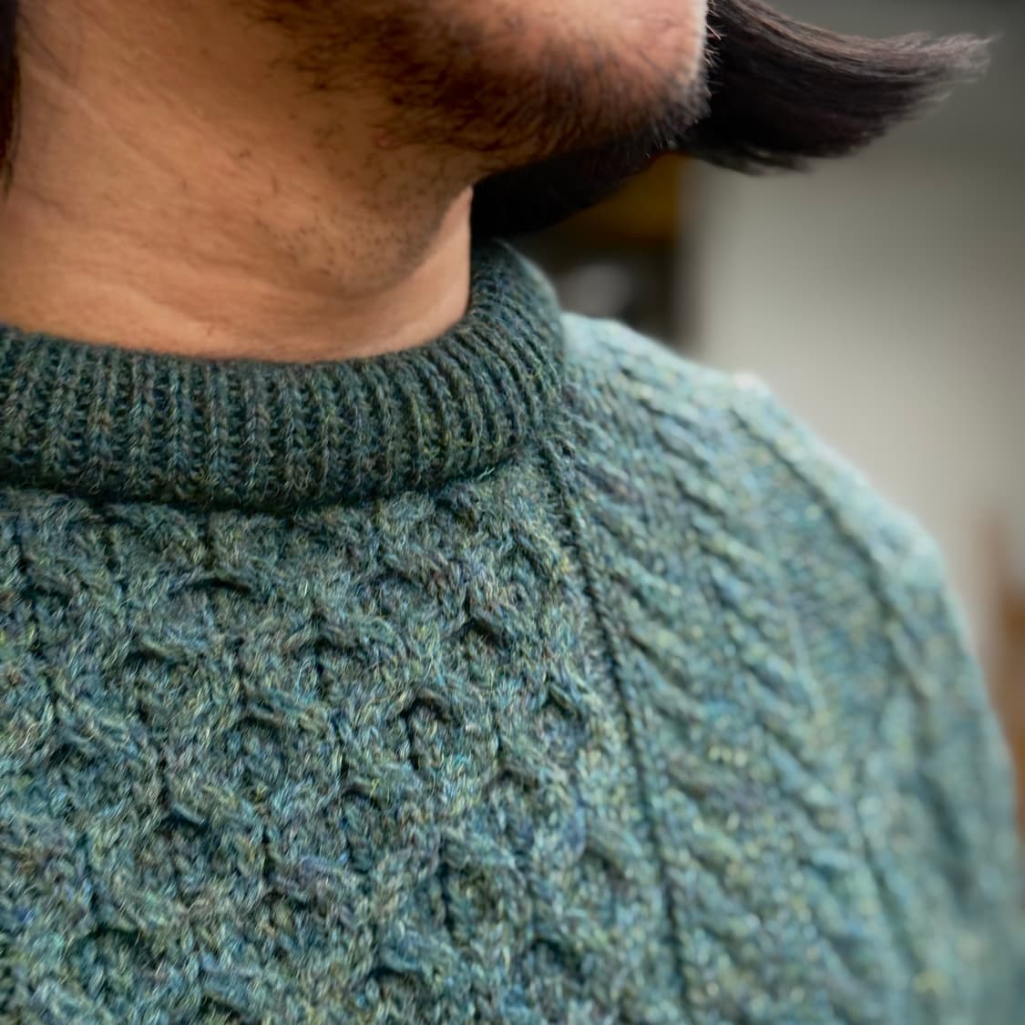 아란크래프트 피셔맨 스웨터 M 상품이미지8