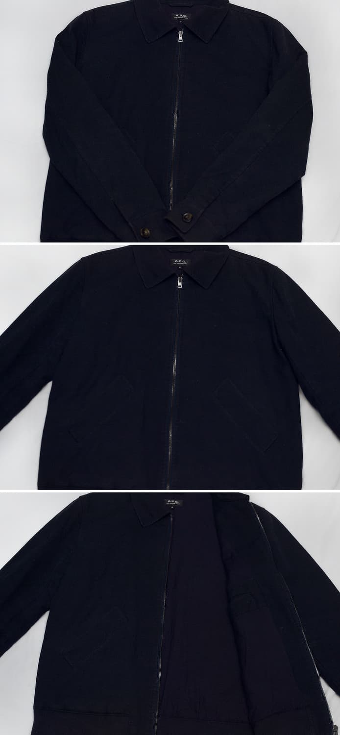 아페쎄 (A.P.C) 길버트 울코튼 집업 블루종 자켓 (M / 100) 상품이미지6