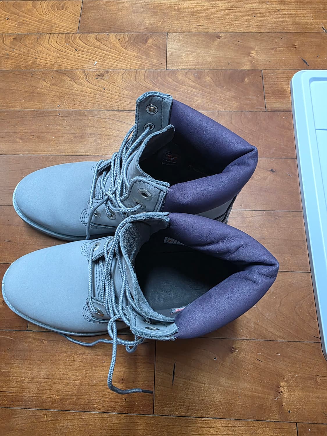 팀버랜드 6인치 여성 부츠 회색 235 상품이미지3