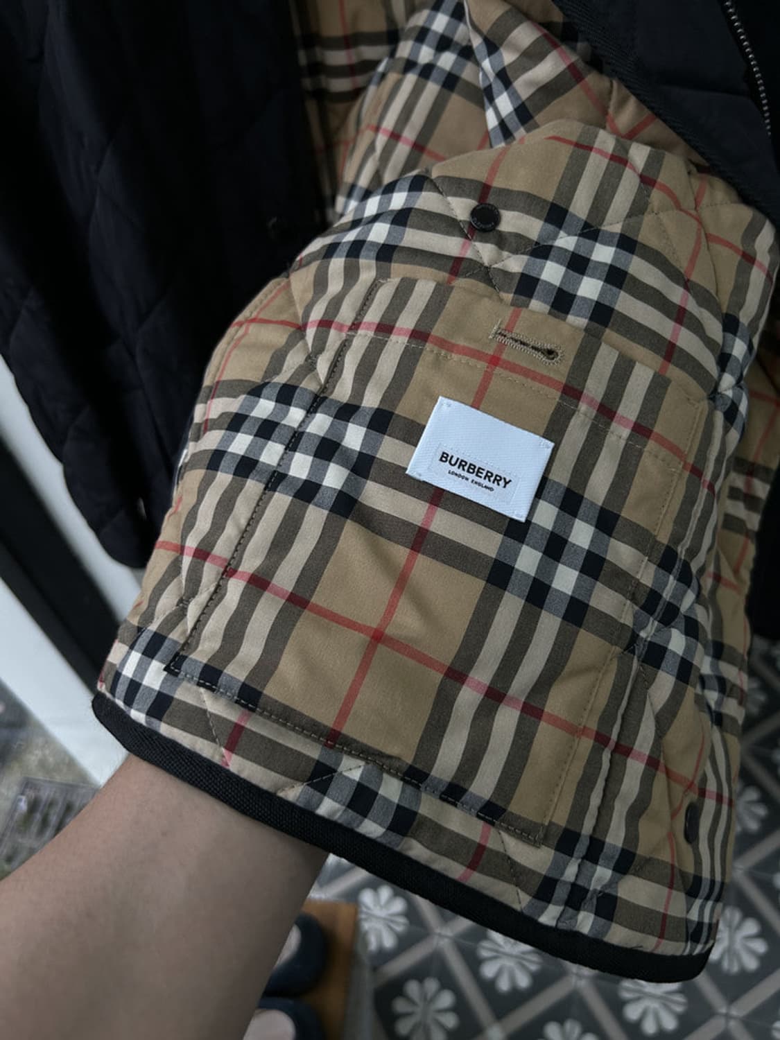 17042 - 버버리 넥 코듀로이 퀄팅 자켓 상품이미지8
