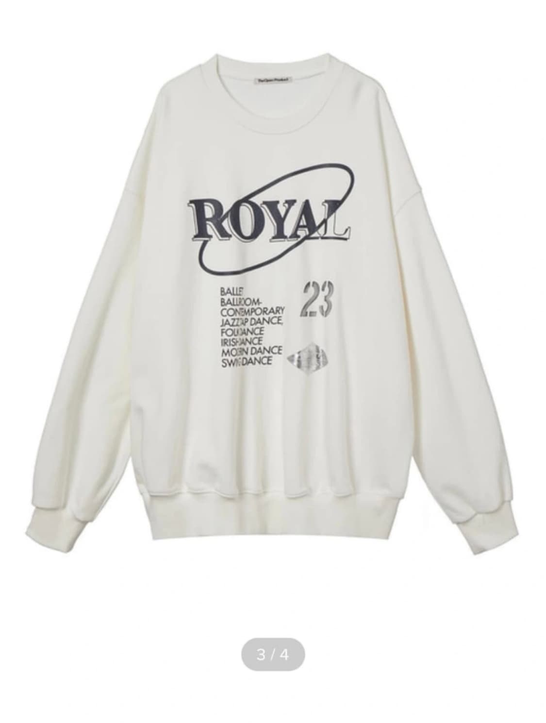 OPEN YY 로얄 레터 스웻셔츠  상품이미지3