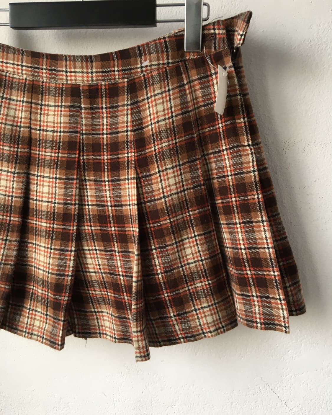Check pattern pleats skirt 상품이미지2
