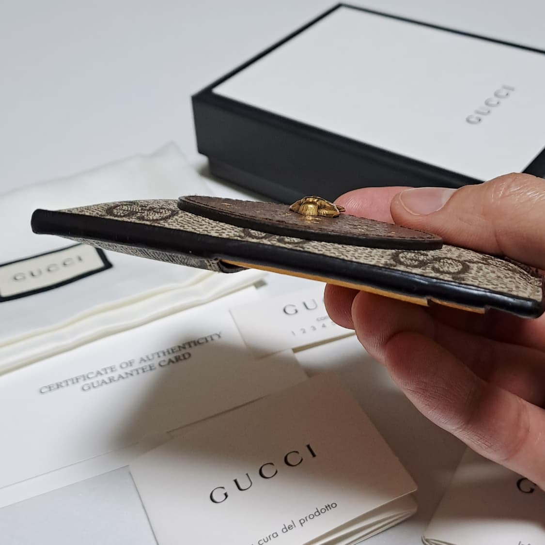 [100%/정품] 구찌 네오 슈프림 카드지갑 풀박스,구찌지갑,구찌카드지갑 상품이미지6