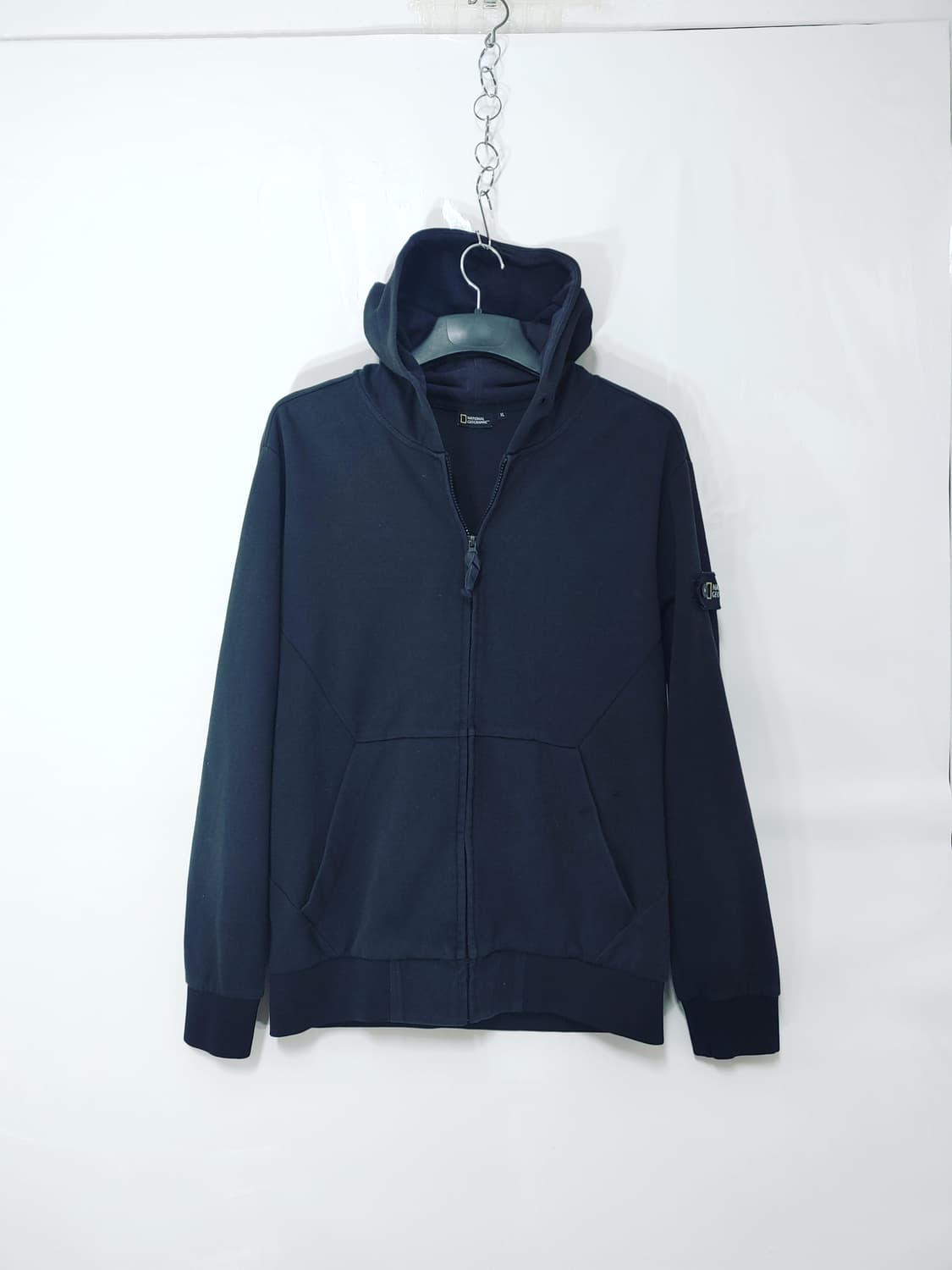 NATIONAL GEOGRAPHIC 내셔널 지오그래픽 와펜 후드집업 상품이미지1