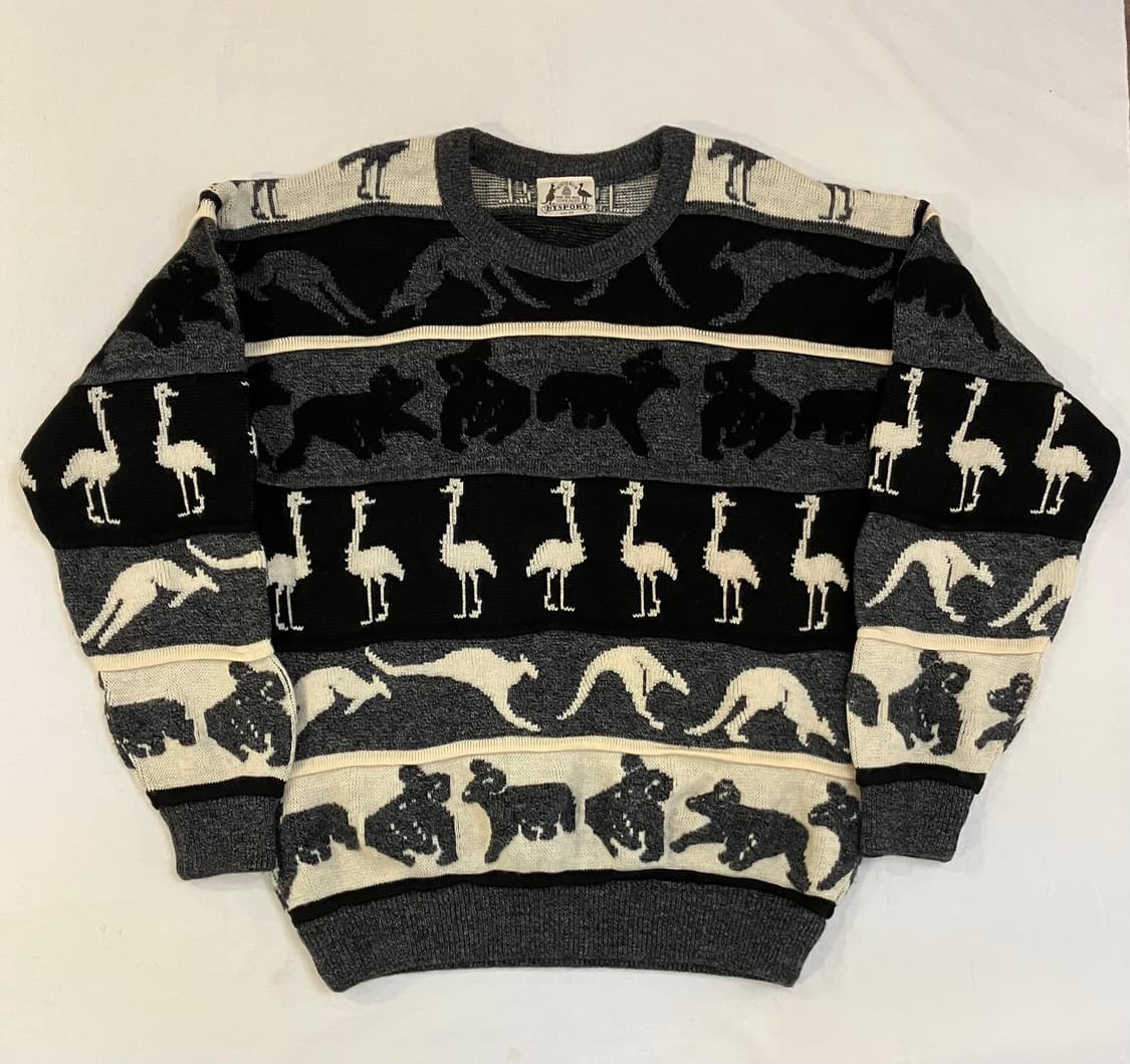 90s HYSPORT 오스트레일리아 울 니트 상품이미지1