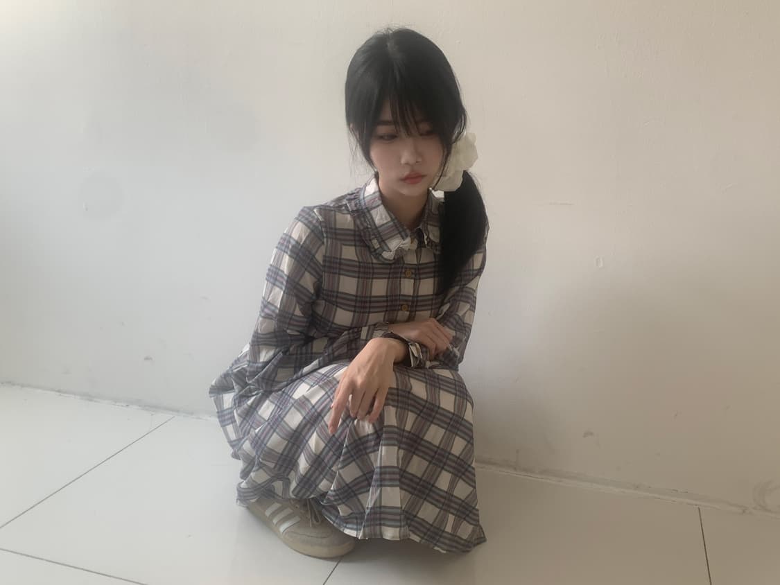 Check button dress 상품이미지4