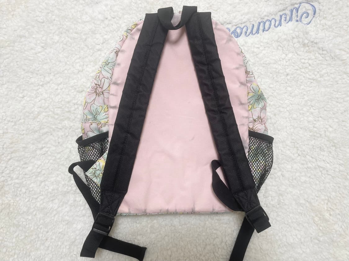 모리걸 빈티지 플라워 하트 백팩 🌸💚🤎 상품이미지2