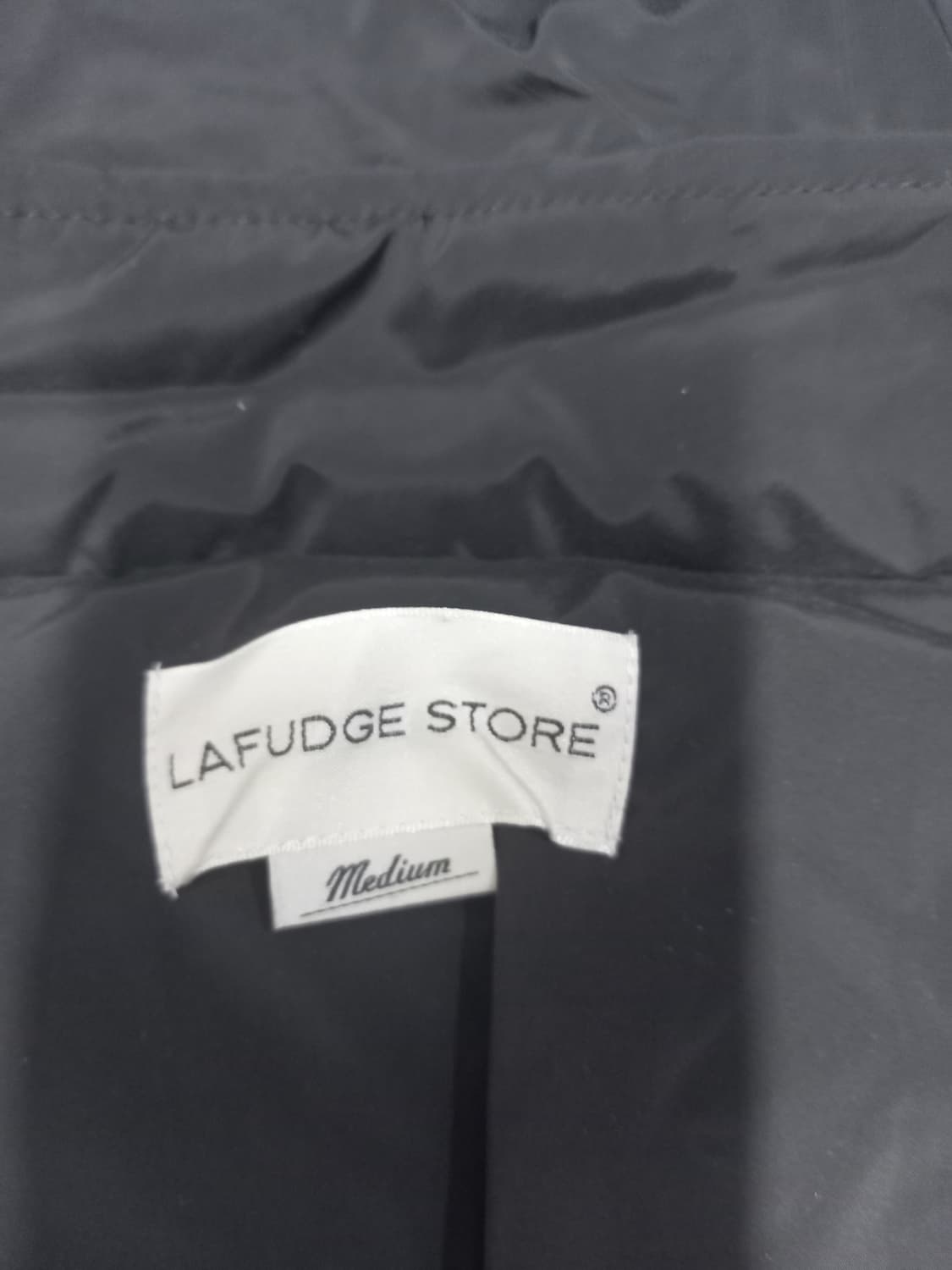 새상품 남성100 라퍼지스토어후드 덕다운 숏패딩 미듐 상품이미지8