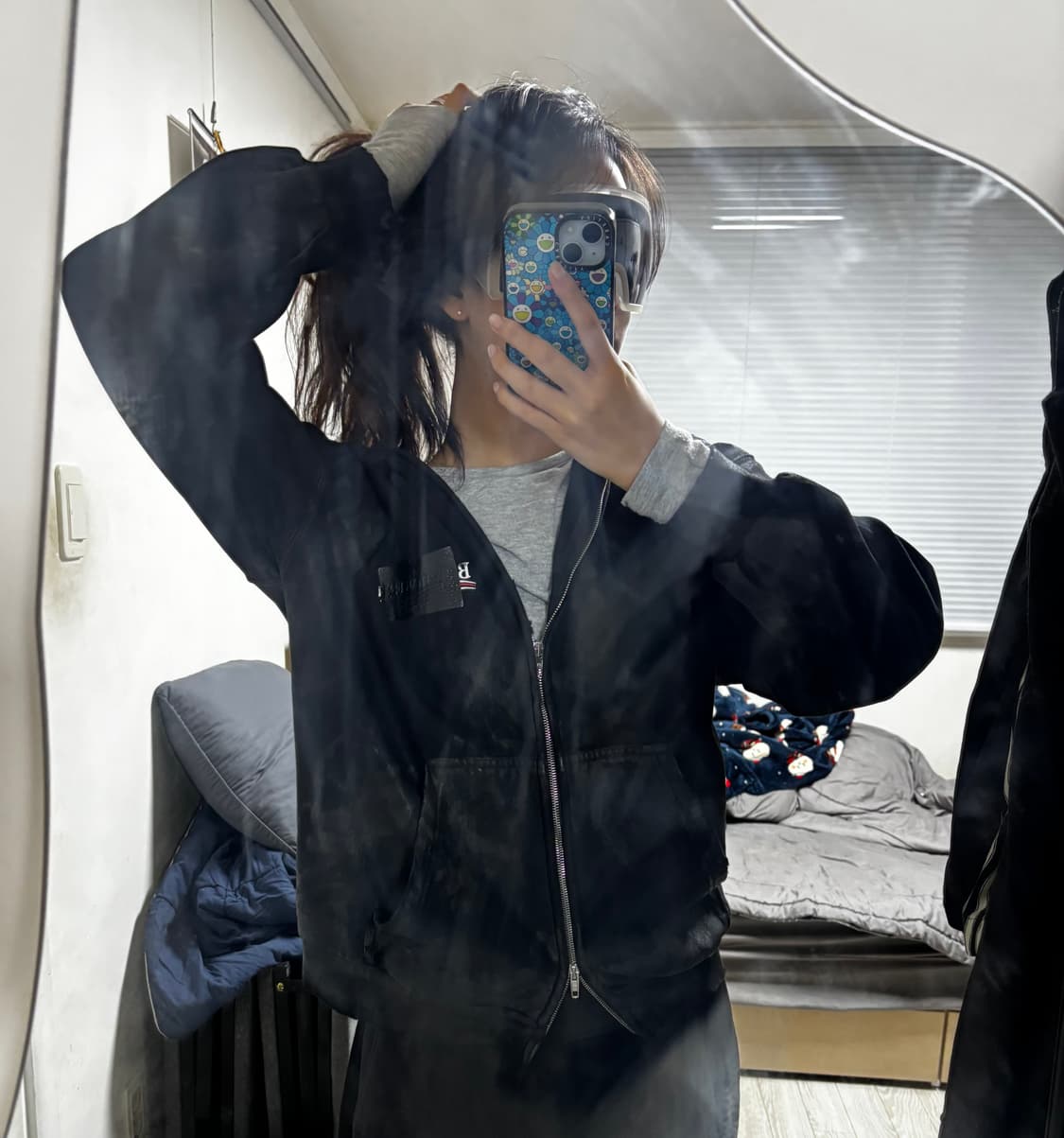 발렌시아가 개퍼 머드 디스 후드집업 xs사이즈 상품이미지2