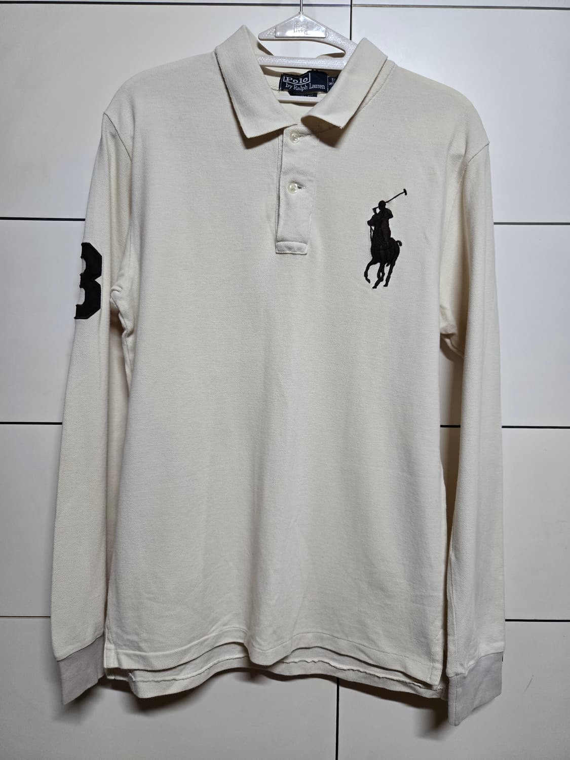 폴로 랄프로렌 브라운 빅포니 PK 긴팔티셔츠 상품이미지1